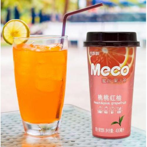香飘飘 Meco 蜜谷果汁茶-桃桃红柚-400ml