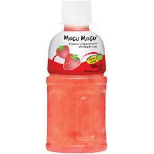 Mogu Mogu Strawberry Flavoured Drink with NATA de Coco