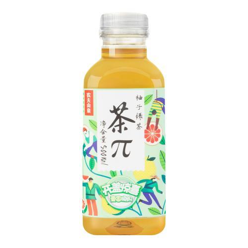 农夫山泉 茶π 柚子绿茶 500ml