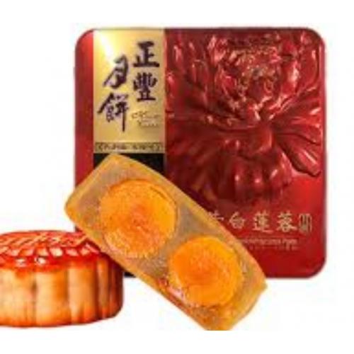 正丰 双黄白莲蓉月饼 4x180g