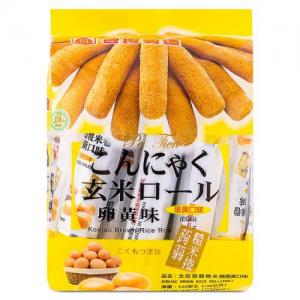 北田 蒟蒻糙米捲 蛋黄味 160g