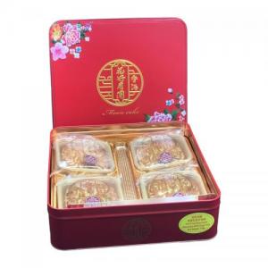香港花好月圆 特级纯正双黄白莲蓉月饼 4*180g