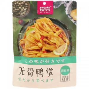 爱尝去骨鸭掌-88克（青柠味）