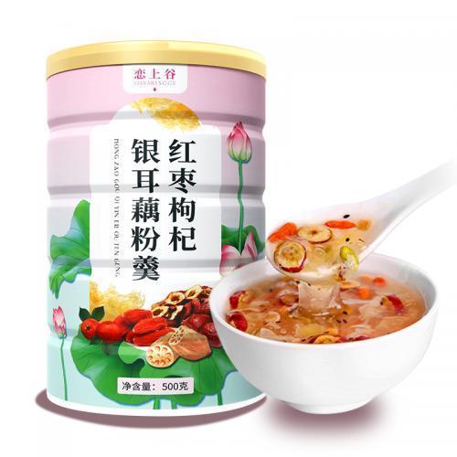 恋上谷—红枣枸杞银耳藕粉羹500ml