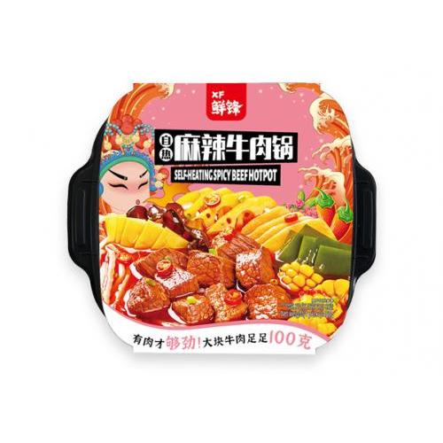 鲜锋自热麻辣牛肉锅 480g