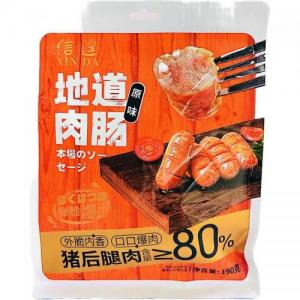 信达爆汁地道肉肠-原味 190克
