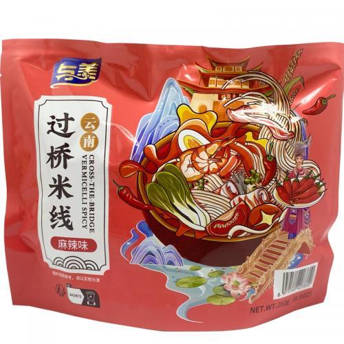 与美云南过桥米线麻辣 252克
