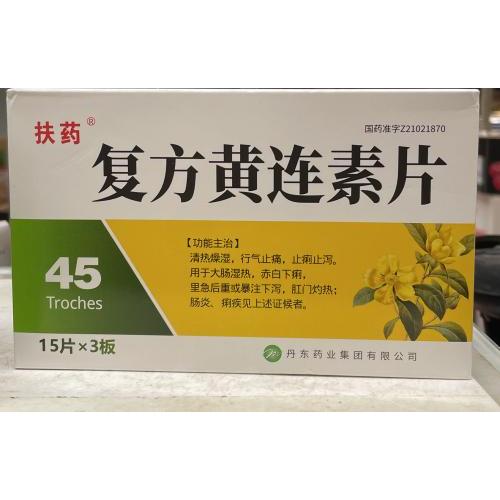 锦立新 复方黄连素片 48片