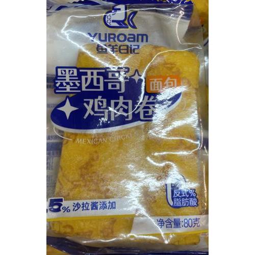 鱼羊日记墨西哥鸡肉卷面包 90 克