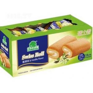 菓子町园道香草味瑞士卷360克