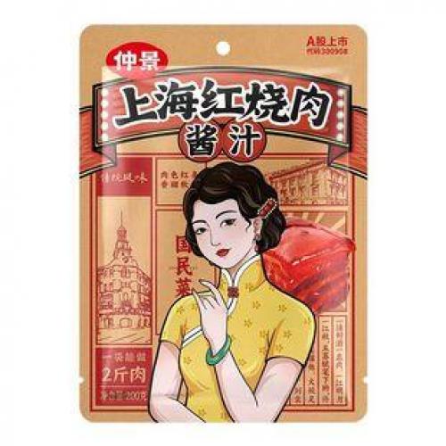 仲景上海红烧汁200克