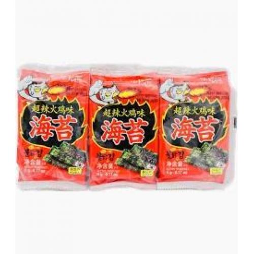 炒辣火鸡味海苔 3X5g