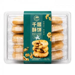 送仙桥 绿豆味千层酥饼 (10pcs * 35.8g)